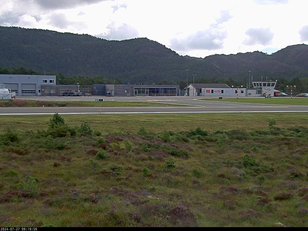 Webcam Flughafen Stord, Stord, Hordaland, Norwegen